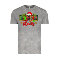 Cloud Rock christmas fancy claus Vintage Tee - FaDigitalArtStudio