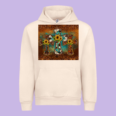 Cross Tumbler Urban Hoodie Designed By Jahusdesignshop