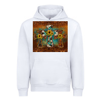 White cross tumbler Urban Hoodie - JahusDesignShop