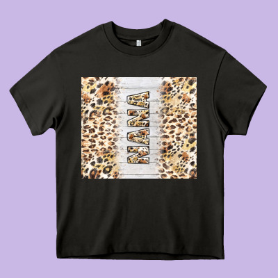 Mother's Day Nana Leopard Tumbler Tbs Heavy Core Tee Designed By Tumblerdesignbyshophia