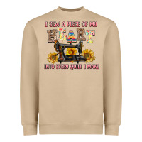 Mushroom i sew a piece of my heart into every quilt i make Heavyweight Sweatshirt - AdoDesignShop