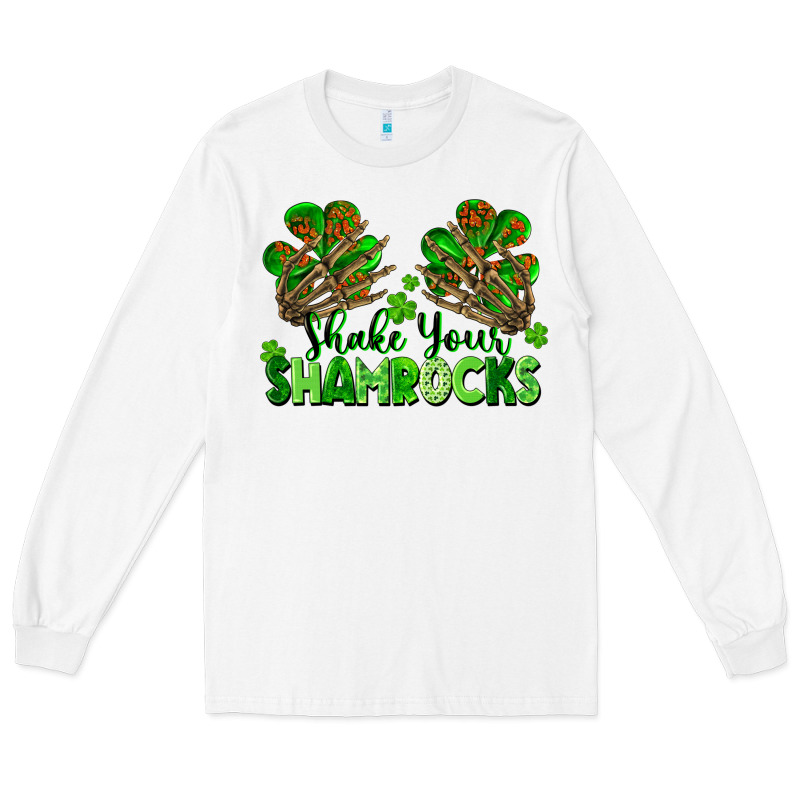 Shake Your Shamrocks Long Sleeve Tee by FaDigitalArtStudio | Teevron