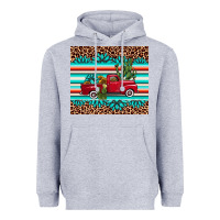 Heather Grey truck gemstone leopard Heavyweight Hoodie - AdoDesignShop