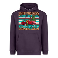 Plum truck gemstone leopard Heavyweight Hoodie - AdoDesignShop