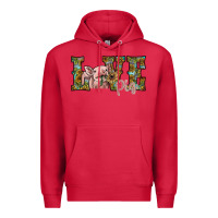 Cardinal love pig Premium Hoodie - SublimationCraftShop