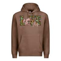 Chestnut love pig Premium Hoodie - SublimationCraftShop