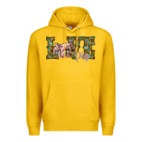 Lemon love pig Premium Hoodie - SublimationCraftShop