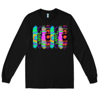 Black tie dye brushstrokes Long Sleeve Tee - RanaPortraitStore