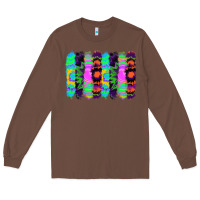 Chestnut tie dye brushstrokes Long Sleeve Tee - RanaPortraitStore