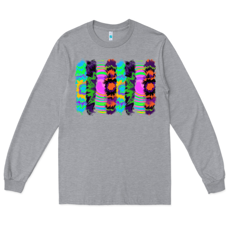 Tie Dye Brushstrokes Long Sleeve Tee by RanaPortraitStore | Teevron