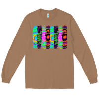 Toasted Coconut tie dye brushstrokes Long Sleeve Tee - RanaPortraitStore