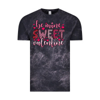 Cloud Black be mine sweet valentine Vintage Tee - OliviaCreatesArt