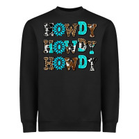 Black howdy howdy howdy Heavyweight Sweatshirt - AdoDesignShop