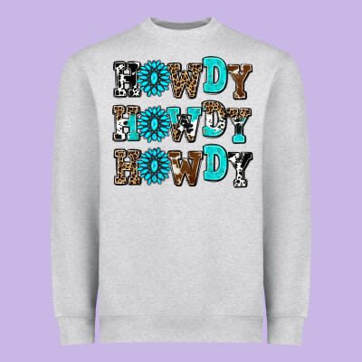 Howdy Howdy Howdy Heavyweight Sweatshirt Designed By Adodesignshop