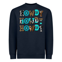 Navy howdy howdy howdy Heavyweight Sweatshirt - AdoDesignShop