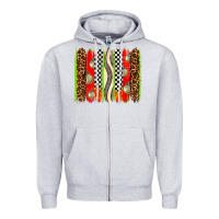 Heather Grey race brushstrokes Zipper Hoodie - AdoDesignShop