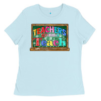 Baby Blue teachers gonna teach Ladies Tee - CowGirlArtShop