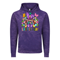 Cloud Purple Easter Day Vintage Hoodie - BundleAndBundleShop