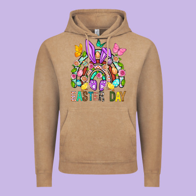 Easter Day Vintage Hoodie Designed By Bundleandbundleshop