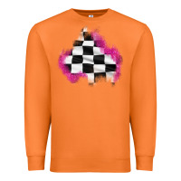 Carrot race flag glitter patch Premium Sweatshirt - AdoDesignShop