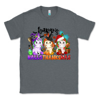 Charcoal Heather happy hallothanksmas unicorn Classic Tee - CowGirlArtShop