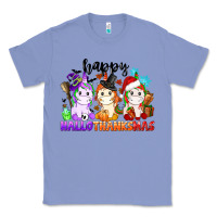 Colony Blue happy hallothanksmas unicorn Classic Tee - CowGirlArtShop