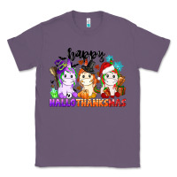 Lavender happy hallothanksmas unicorn Classic Tee - CowGirlArtShop