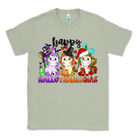 Matcha happy hallothanksmas unicorn Classic Tee - CowGirlArtShop