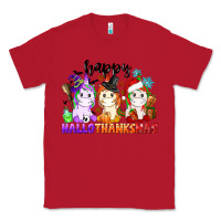 Red happy hallothanksmas unicorn Classic Tee - CowGirlArtShop