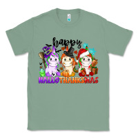 Sage happy hallothanksmas unicorn Classic Tee - CowGirlArtShop