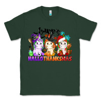 Sports Green happy hallothanksmas unicorn Classic Tee - CowGirlArtShop