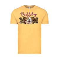 Vintage Mustard Bulldog Mom Vintage Tee - Jasminsmagicworld