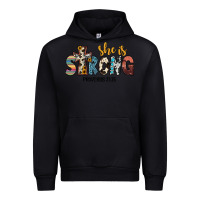 Black she i̇s strong proverbs 31 25 Urban Hoodie - JahusDesignShop