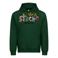 Forest Green she i̇s strong proverbs 31 25 Urban Hoodie - JahusDesignShop