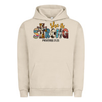 Pigment French Oak she i̇s strong proverbs 31 25 Urban Hoodie - JahusDesignShop