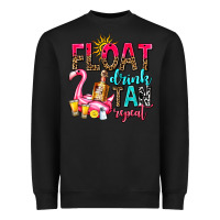 Black float drink tan repeat Heavyweight Sweatshirt - AdoDesignShop