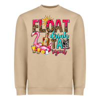 Mushroom float drink tan repeat Heavyweight Sweatshirt - AdoDesignShop