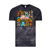 Cloud Black western farm babe Vintage Tee - OliviaCreatesArt