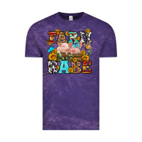 Cloud Purple western farm babe Vintage Tee - OliviaCreatesArt