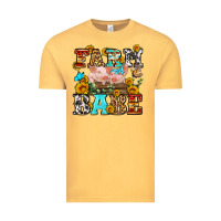 Vintage Mustard western farm babe Vintage Tee - OliviaCreatesArt