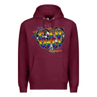 Burgundy woke up gay again Premium Hoodie - SublimationCraftShop