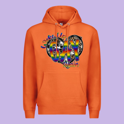 Woke Up Gay Again Premium Hoodie Designed By Sublimationcraftshop