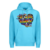 Ocean Blue woke up gay again Premium Hoodie - SublimationCraftShop