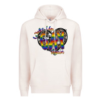 Pale Pink woke up gay again Premium Hoodie - SublimationCraftShop