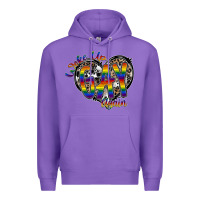 Purple woke up gay again Premium Hoodie - SublimationCraftShop
