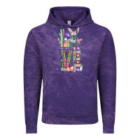 Cloud Purple Love Easter Nurse Vintage Hoodie - BundleAndBundleShop