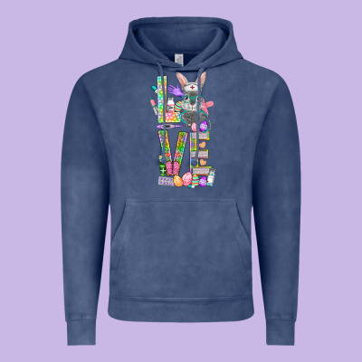 Love Easter Nurse Vintage Hoodie Designed By Bundleandbundleshop