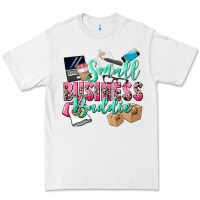 White small business baddie Premium Tee - CowGirlArtShop