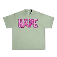 Oil Green Western Hope Breast Cancer Urban Heavy Tee - RanaPortraitStore