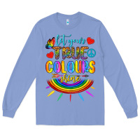 Colony Blue Let Your True Colours Shine Long Sleeve Tee - BundleAndBundleShop